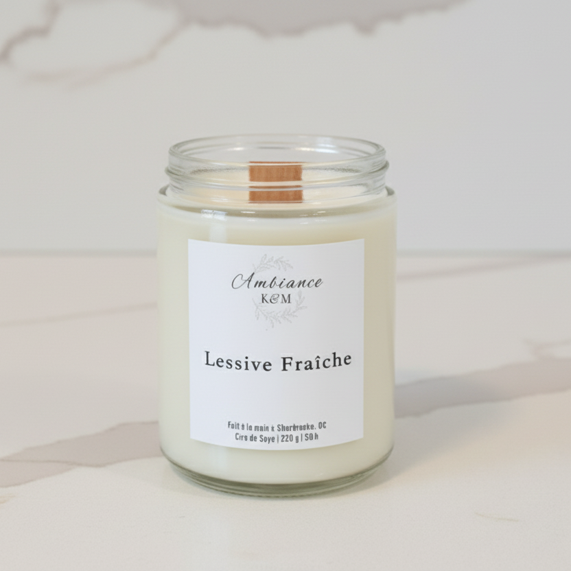 Bougie - Lessive Fraîche
