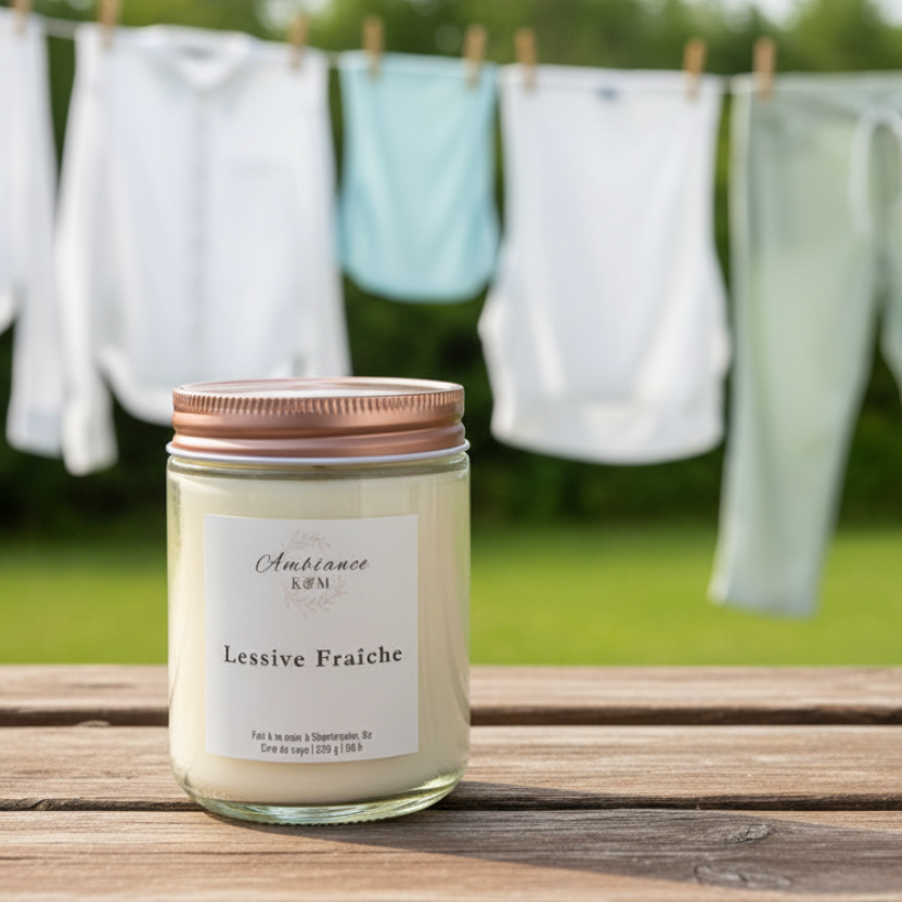 Bougie - Lessive Fraîche