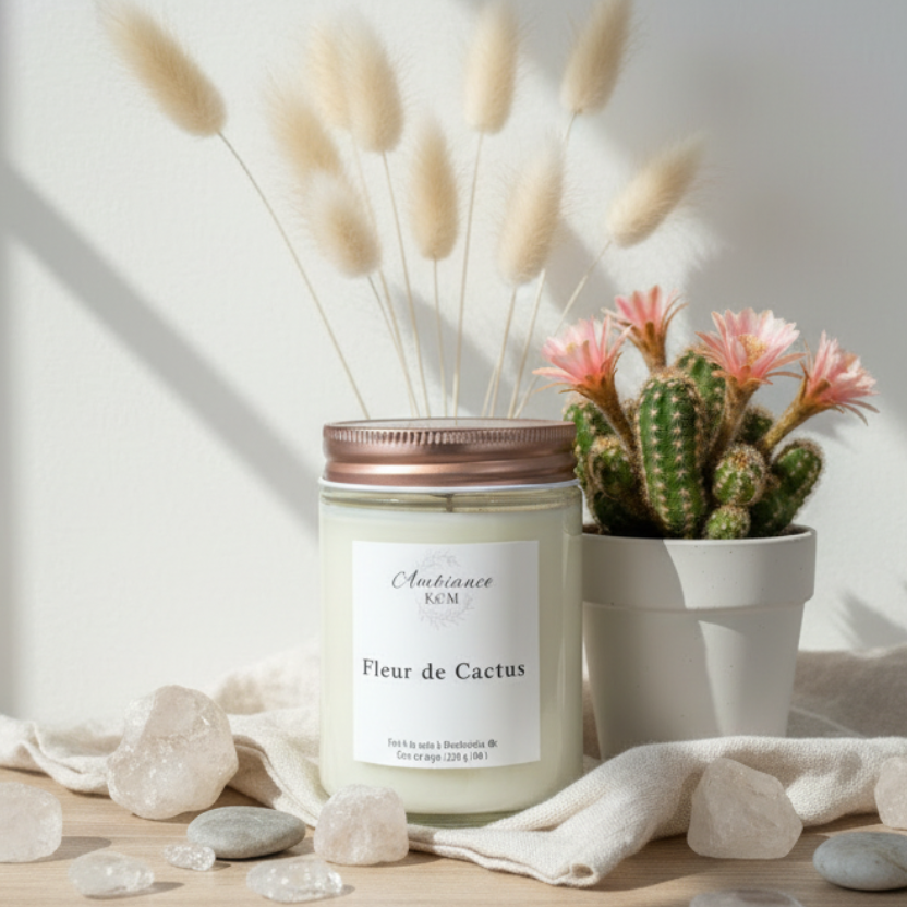 Bougie - Fleur de Cactus