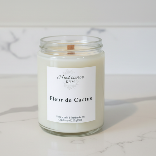 Bougie - Fleur de Cactus