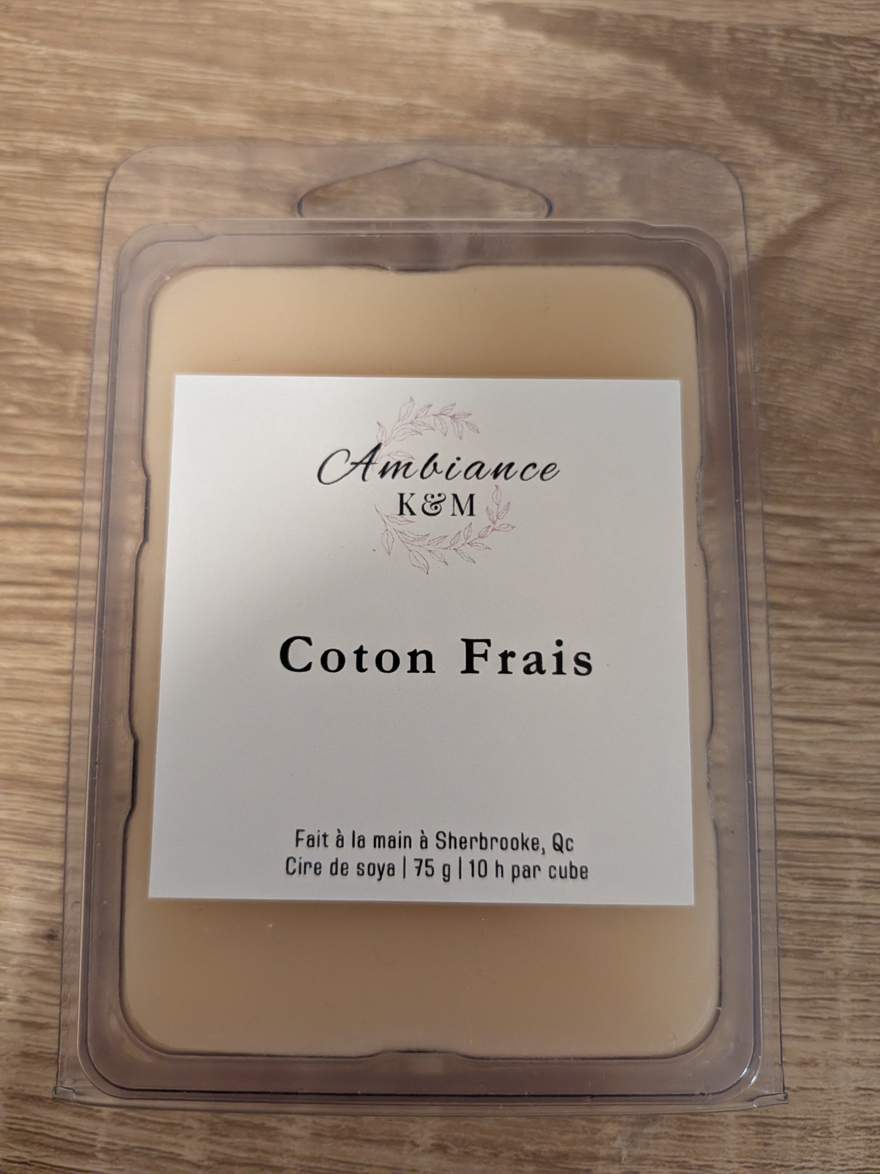 Cubes de cire - Coton Frais