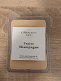 Cubes de cire - Fraise Champagne